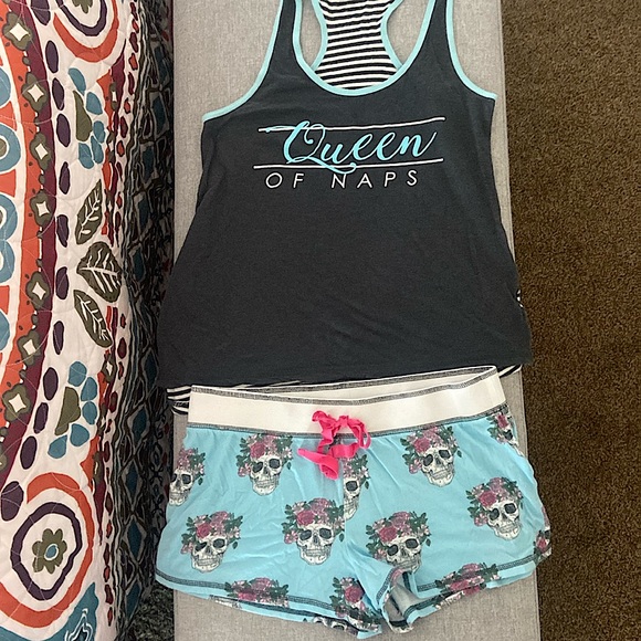 PJ savage pajamas. Top medium top small bottom medium. Good condition. - Picture 1 of 4